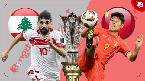 Nhận định bóng đá Lebanon vs Trung Quốc, 18h30 ngày 17/1: Trung Quốc ‘còng lưng’ gánh áp lực